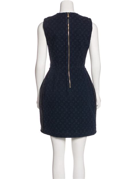 louis vuitton sleeveless dresses|louis vuitton monogram dress.